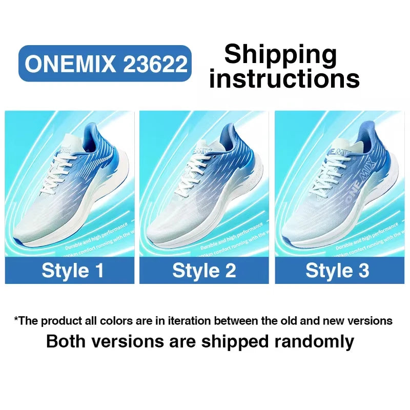 Onemix 2026 Wind Wings Breathable Speed Running Shoes for Men, Marathon Sports Casual Shoes for Women, Lightweight Men’s Outdoor Jump Rope Shoes