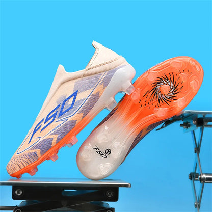 New men's football boots, non-slip high-quality soccer shoes, grass cleats, high-top futsal sneakers, match indoor hot-selling outdoor