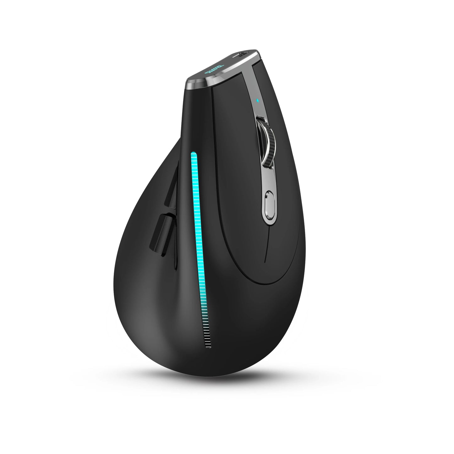 ZELOTES F36 Vertical Wireless Mouse Bluetooth Ergonomic Mice Rechargeable Programmable Gaming Mouse 2.4G 2400DPI for Laptop PC