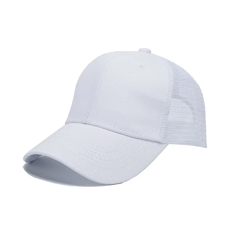 Cappellini da baseball all'ingrosso da uomo, cappellini casual, cappelli in mesh da donna, cappelli unisex con logo personalizzato, cappelli ricamati