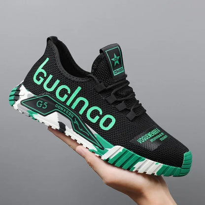 Running Sport Fashion High Top Sneakers Zapatillas De Deporte 2024 Men Casual Mesh Shoes Light Soft Breathable Vulcanized Shoes