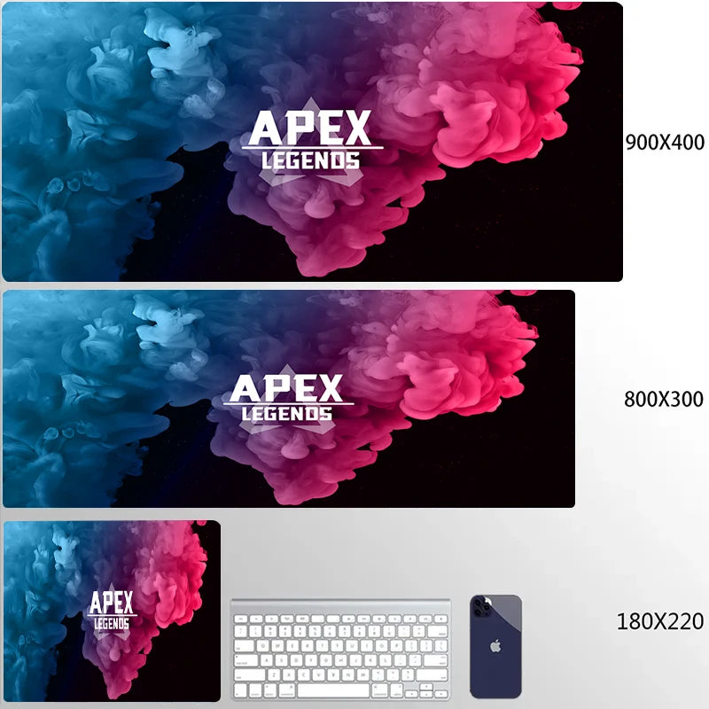 800x300 Apex Legends Mousepad Xxl Funny Unique Desktop Pad Game Mousepad PC Size for large Edge Locking Game Keyboard Pad XL
