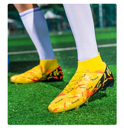 Brand Fashion Football Sneakers for Men and Women Professional Field Boots Big Size 46 Long Spikes Soccer Cleats Men's Football Boots