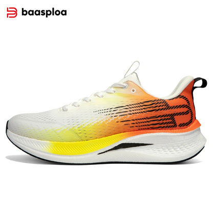 Baasploa Running Shoes Men Carbon Plate Professional Cushioning Anti-Slip Sneaker Female Casual Breathable Jogging Sports Shoes