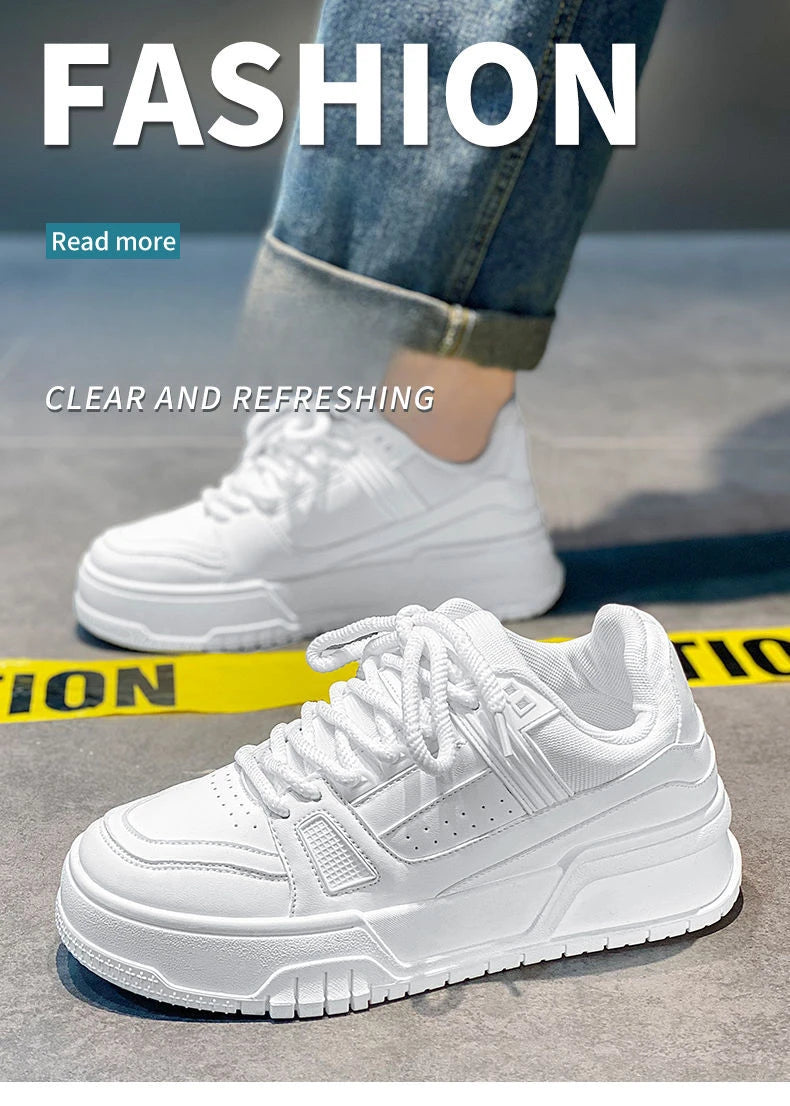 Men's Sneakers Jogging Shoes New Fashion Platform Shoes Men Outdoor Designer Trainers Breathable Running Sneakers Men's Tenis Shoe