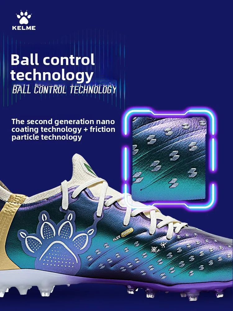 Kelme Adult Football Shoes Mg Short Nail Men's Training Football Boots Professional Competition Grass Specific Soccer Shoes