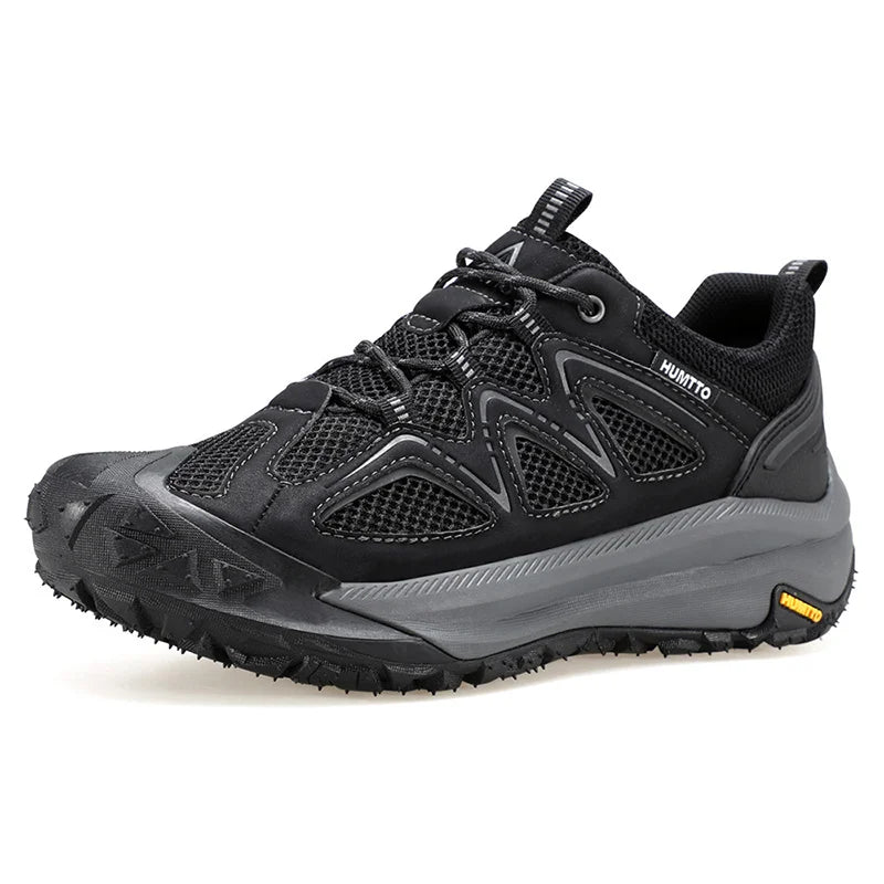 HUMTTO Trekking Shoes for Men Mountain Climbing Sneakers Outdoor Sports Shoes Breathable Walking Casual Sneakers Men’s Hiking Boots