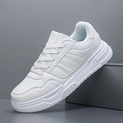 Plus Big Size 50 51 52 Men's Leather Sneakers Casual Sports Shoes Flat Skateboard Shoes Hot Sale for Dropshipping