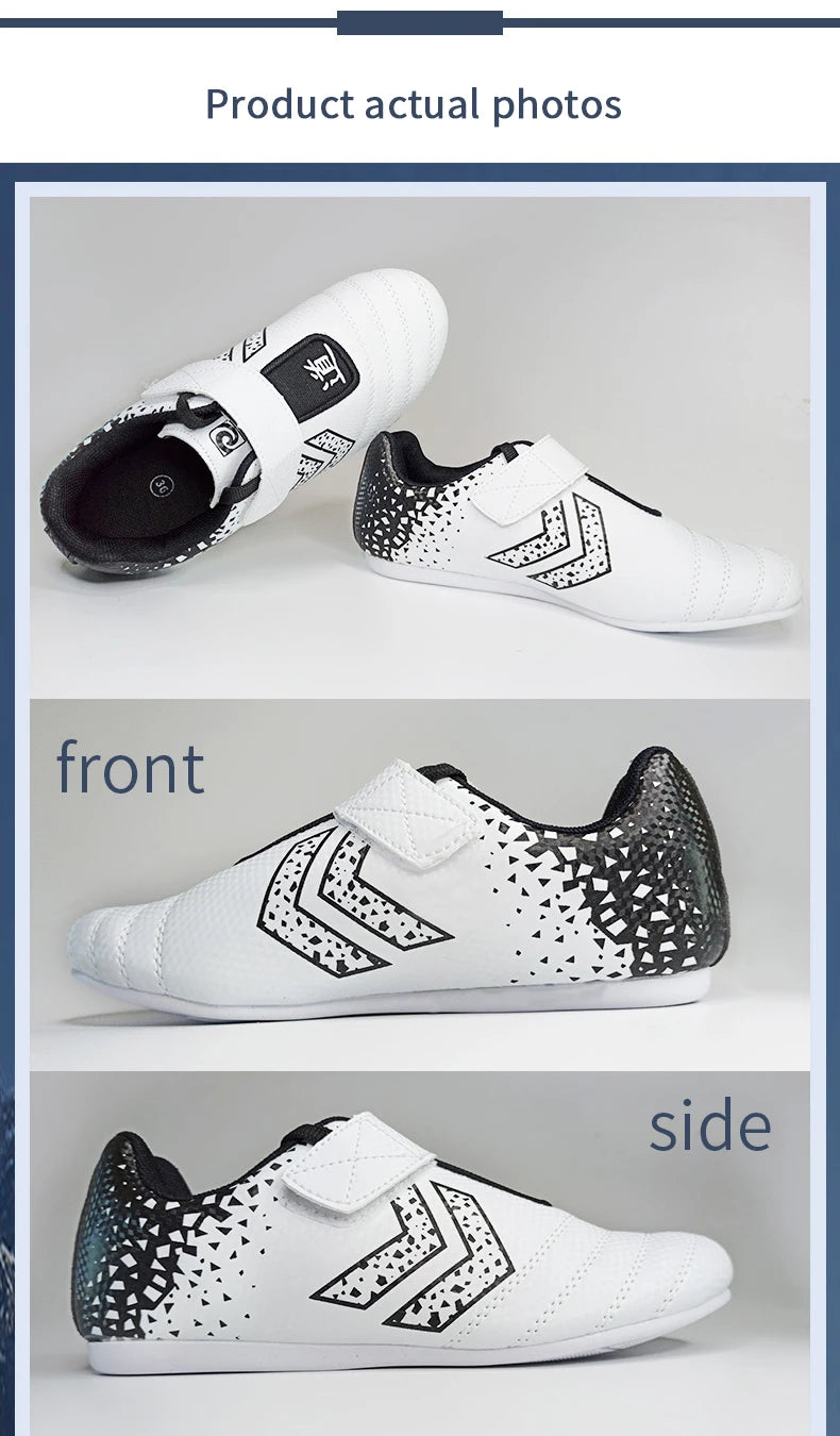 Taekwondo-Schuhe, atmungsaktiv und verschleißfest, für Kickboxen, Kung-Fu und professionelles Tae Kwon Do, Kampfsport-Sneaker für Kinder bis Erwachsene