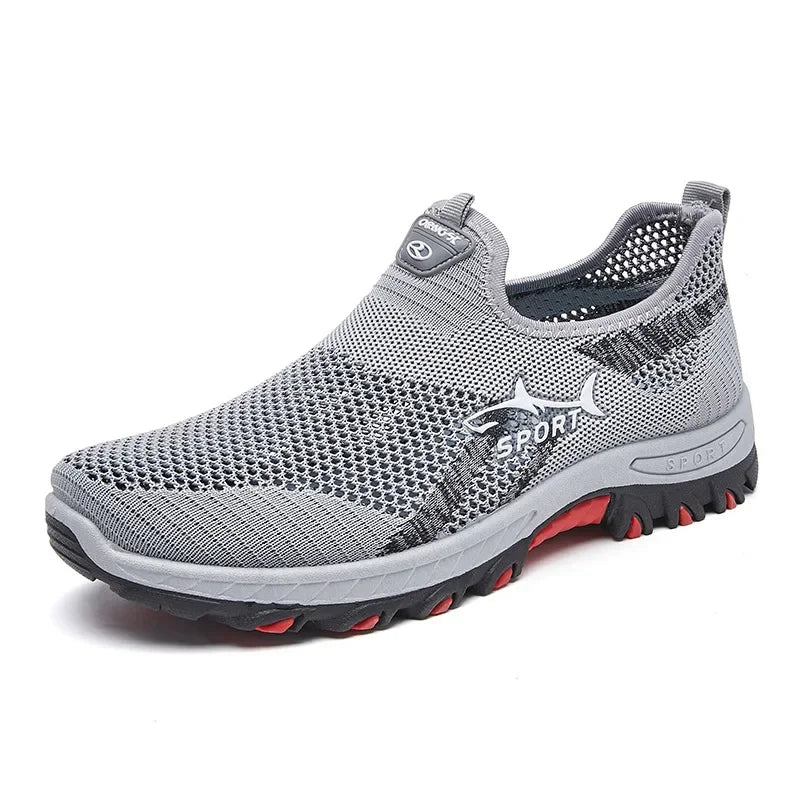2025 Breathable Hiking Shoes for Men Air Mesh Casual Sneakers Outdoor Lightweight Casual Shoes New Fashion Walking Shoes for Men