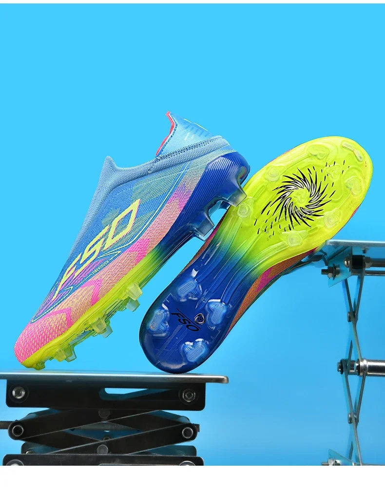 New Men’s Football Boots High-Quality Soccer Shoes Sneakers Match Indoor Non-Slip Grass Cleats High-Top Futsal Hot-Selling Outdoor