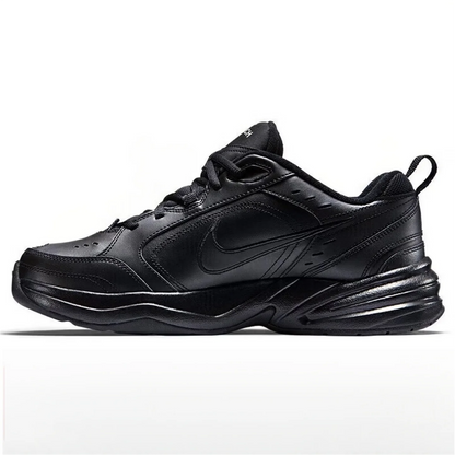 Nike Air Monarch 4 Snow Day Cowhide Leather Casual Cushioned, Slip-Resistant, Durable Low-Top Dad Shoes Unisex Style AV6676-100