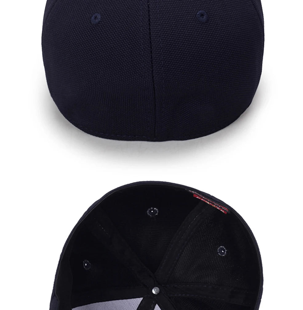 2023 High Quality Baseball Cap Men Snapback Hats Caps Men  Fitted Closed Full Cap Women Gorras Bone Male Trucker Hat Casquette