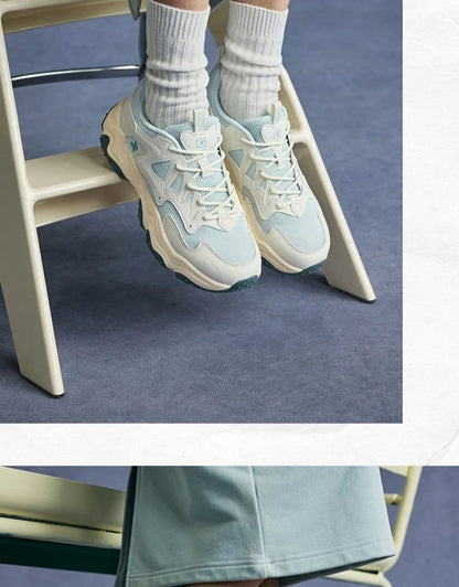 Xtep Casual Shoes 2025 Spring And Summer Lightweight Sports Shoes Thick Sole Fashionable Street Style Sneakers 875319320004
