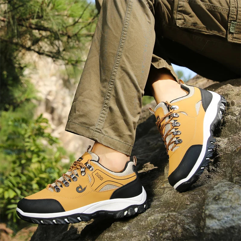 Zapatos de piel para hombre, calzado casual para hombre, zapatillas de primavera, otoño e invierno, calzado masculino tipo tenis, ligero para caminar