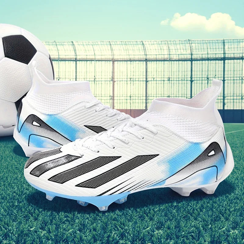 New Men Football Boots Cleats Boys Ultralight Sport Soccer Shoes Adult Professional Non-Slip Comfortable Training Match Grass