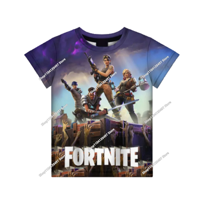 2025 3D New Children's Anime Fortnite Printed Sweater Series Pullover Generation Tide Brand Hoodie Gift