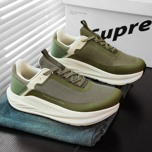 Men Running Shoes Marathon Speciality Sports Breathable Lightweight Women's Comfortable Nonskid Leisure Sneakers Plus Size 38-46