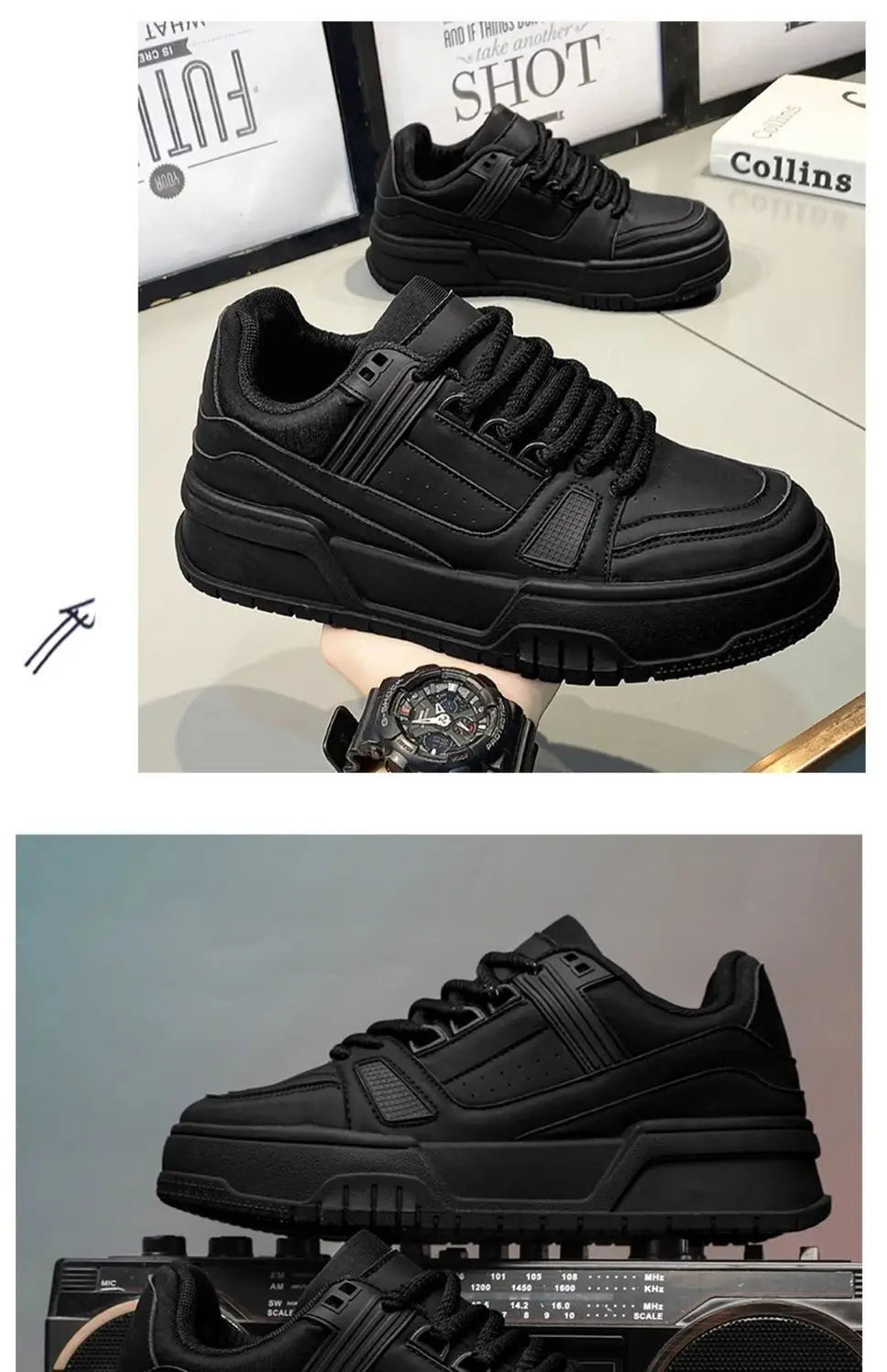 Men's Sneakers Jogging Shoes New Fashion Platform Shoes Men Outdoor Designer Trainers Breathable Running Sneakers Men's Tenis Shoe
