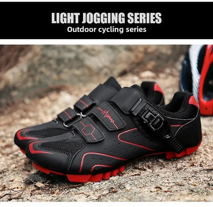 Unisex Hard Sole Cycling Shoes – 4-Season Road Bike Lock Pedal Shoes for MTB Outdoor Sports