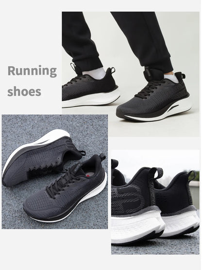 Baasploa Men Jogging Sports Shoes Carbon Plate Professional Cushioning Sneakers Male Outdoor Breathable Non-Slip Running Shoes