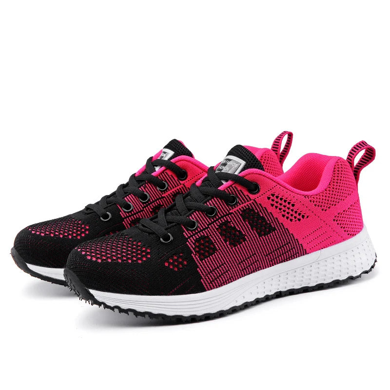 New Arrival Women Flats Footwear Lace-Up Flats Casual Sneakers Women's Soft Zapatos Mujer Plus Size