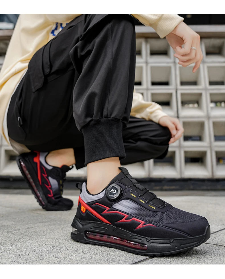 Frühlings- & Sommer-Laufschuhe für Herren – Outdoor-Wanderschuhe, abriebfeste Trailschuhe mit BOA-Verschluss, atmungsaktiver Sport- & Freizeitstil