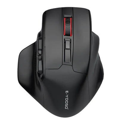E-YOOSO X-31 Pro USB Gaming Large Mouse, Supports Bluetooth 2.4G Wireless, PAW3212 4800 DPI for Gamer Mice, Computer, Laptop, PC