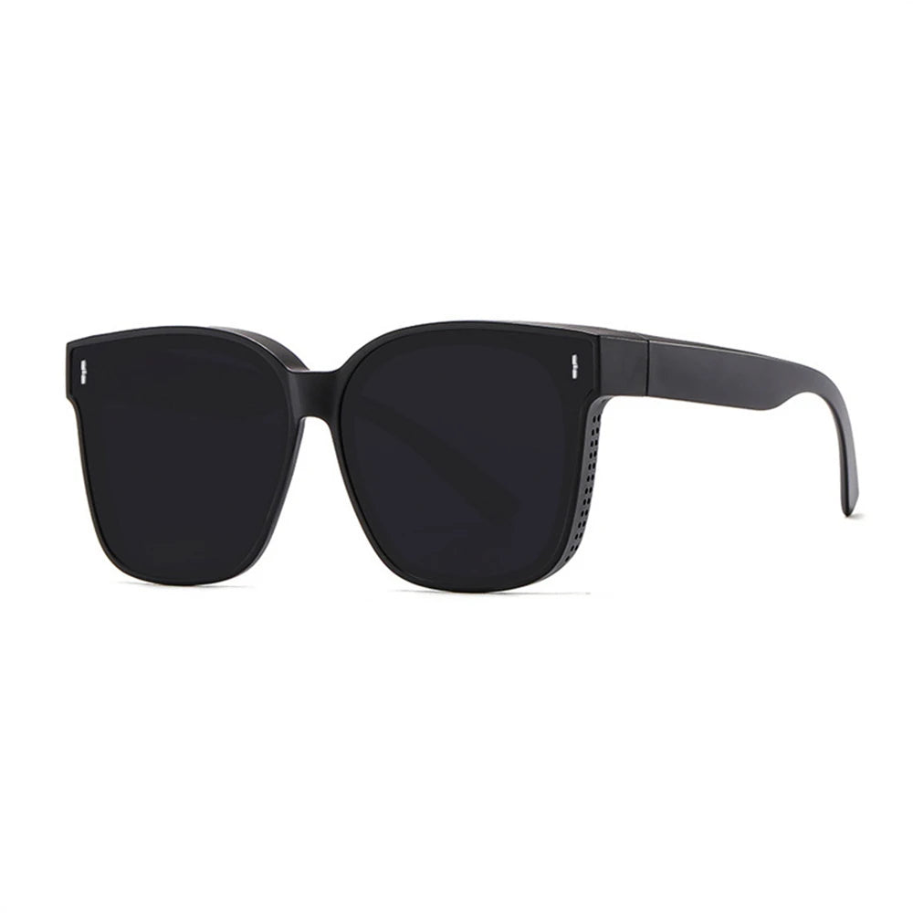 New Fashion Polarized Sunglasses Cover Over Myopia Prescription Glasses Portable Men Women Vintage Fishing Driving Eyewear