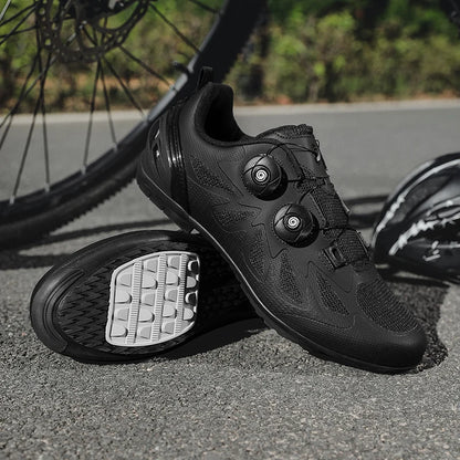 Men's Non-Locking Mountain Bike Shoes Without Cleats Road Bicycle RB Speed Non-Cleat Cycling Shoes Sneakers Flat Pedal MTB Women