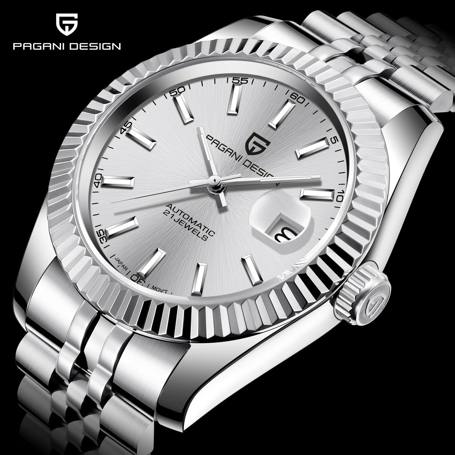 2026 New PAGANI DESIGN Watches Luxury Gold And Silver Mechanical Watches For Men Stainless Steel Sapphire Mirror Automatic Watch