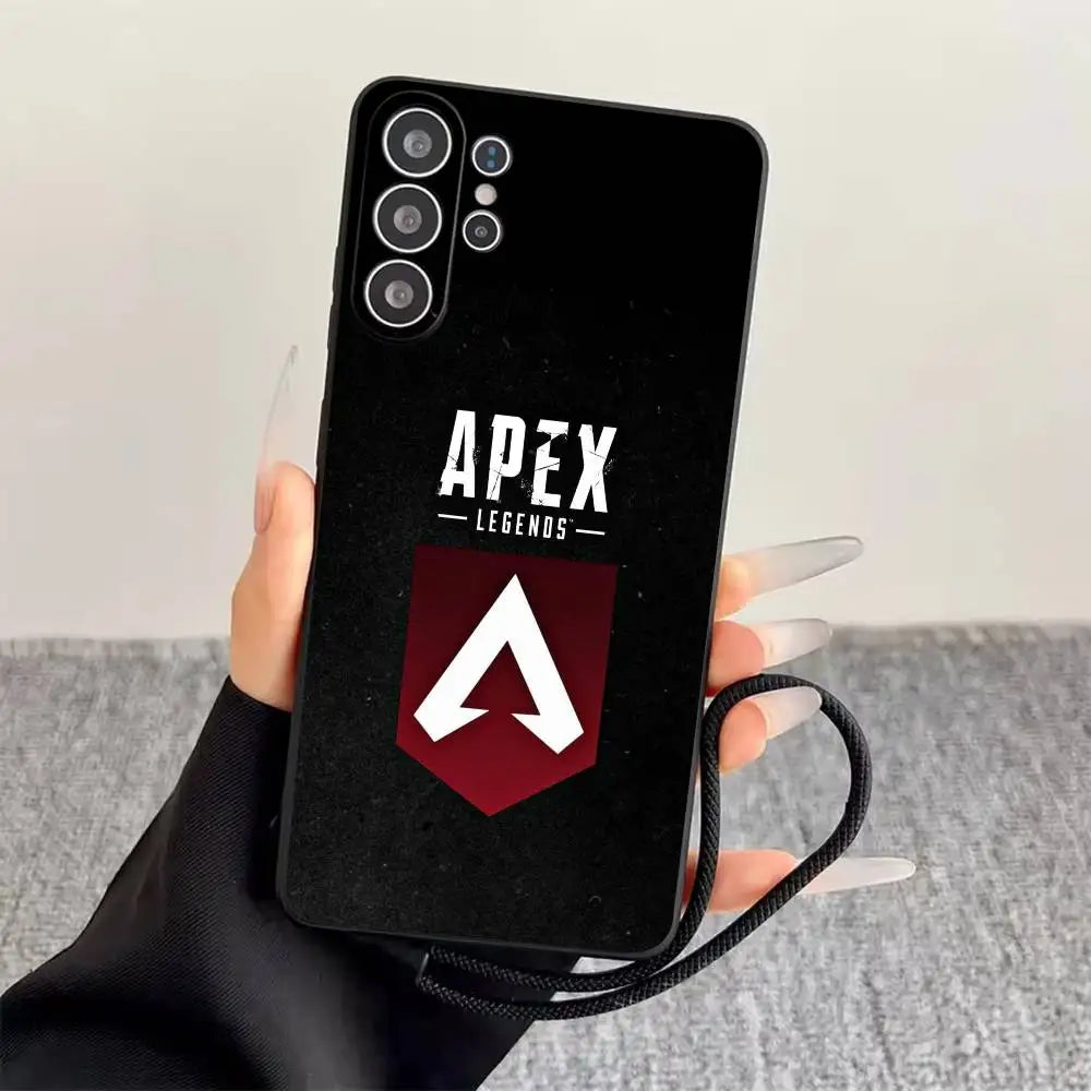 Apex Legends  Phone Case Black Silicone Soft For Samsung S25,S24,S21,S22,S23,S30,Ultra,S20,Plus,Fe,Lite