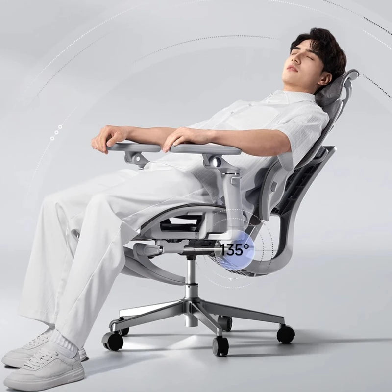 Ergonomischer Office-Mesh-Stuhl, moderner Executive-Computer- und Gaming-Stuhl, drehbar, rollbar und verstellbar