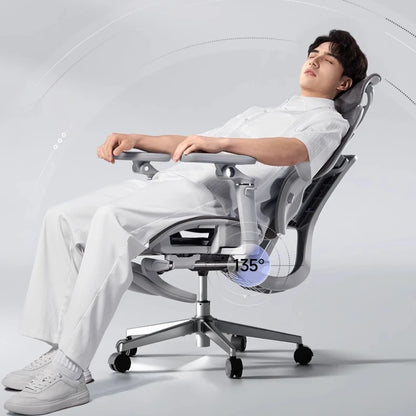 Ergonomischer Office-Mesh-Stuhl, moderner Executive-Computer- und Gaming-Stuhl, drehbar, rollbar und verstellbar