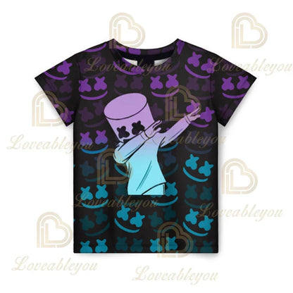 Battle-Royale-T-Shirt Fortnite Victory, T-Shirt für Kinder, Oberteile für Mädchen und Jungen, Harajuku-Shirts, Kinderkleidung 3D, 2025 NEUES DESIGN