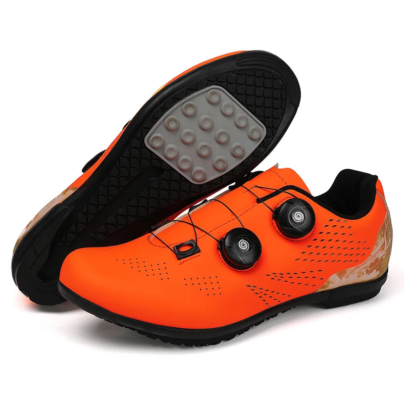Professioanal Men Road Cycling Sneakers Bike Shoes SPD MTB Sole Flat Racing Speed Trail Mountain Bicycle Footwear Pedal Sports