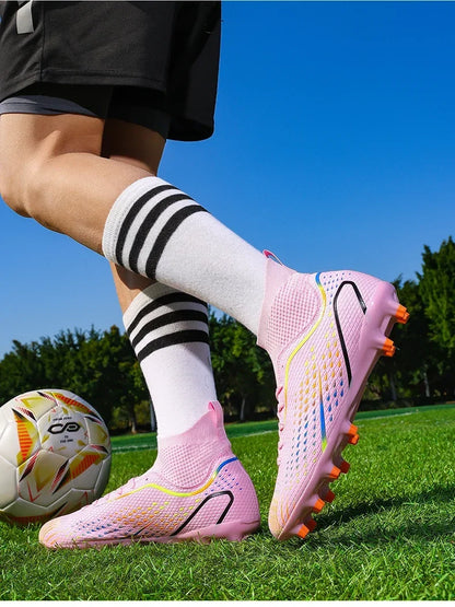 Men's Football Field Boots Ultralight Turf Indoor Society Training Soccer Shoes Cleats for Kids Sneakers TF/FG Football Shoes