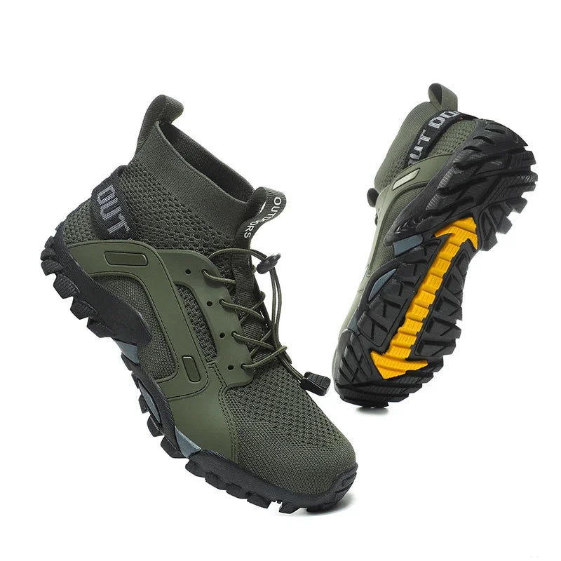 Size 39-47 Men's Aqua Shoes Anti-Slip Male Sneakers Mountain Hiking Shoes Quick-Drying Water Shoes Soft Casual Sneakers 2024