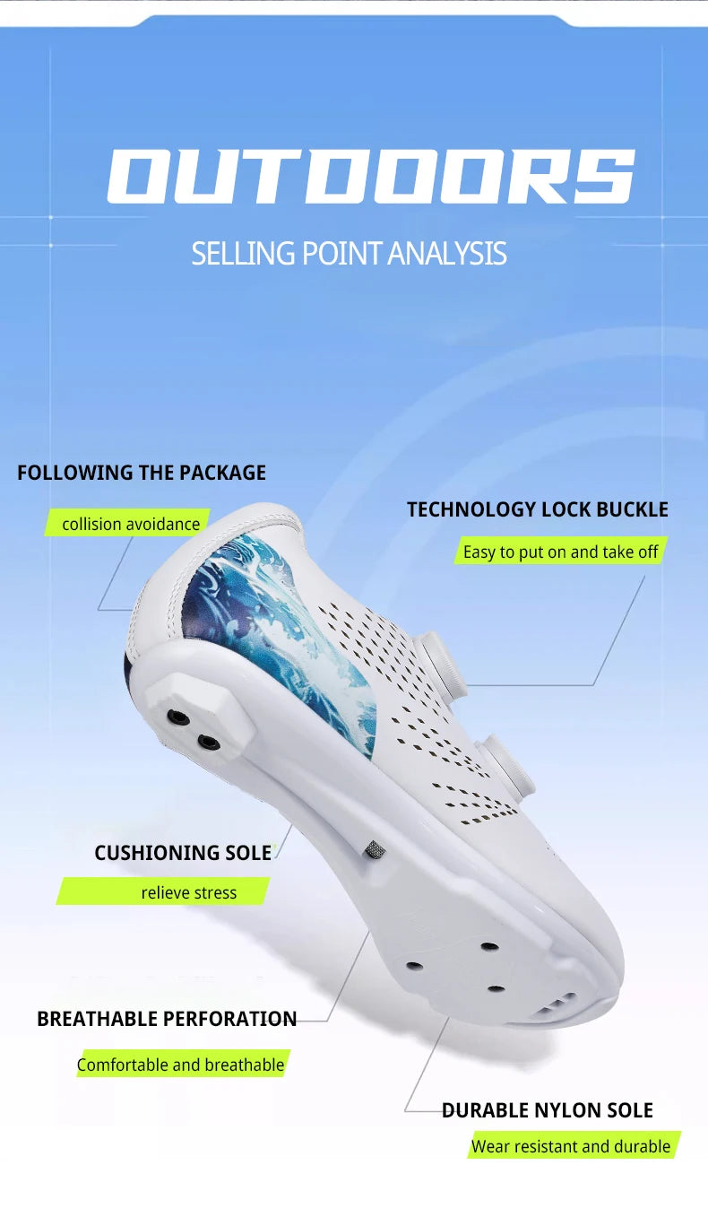 Professioanal Men Road Cycling Sneakers Bike Shoes SPD MTB Sole Flat Racing Speed Trail Mountain Bicycle Footwear Pedal Sports