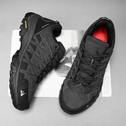 HIKEUP Scarpe outdoor da uomo per escursionismo, sport e tempo libero, scarponcini da trekking in montagna e campeggio, sneaker antiscivolo e resistenti all’usura