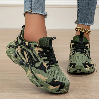 Camouflage Shoes Four Seasons New Mesh Breathable Sports Shoes Youth Casual Outdoor Shoes