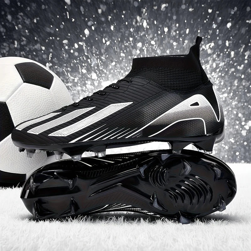 New Men's Soccer Shoes Adult Non-Slip Football Boots Cleats Boys Ultralight Sport Outdoor Comfortable Training Match Grass