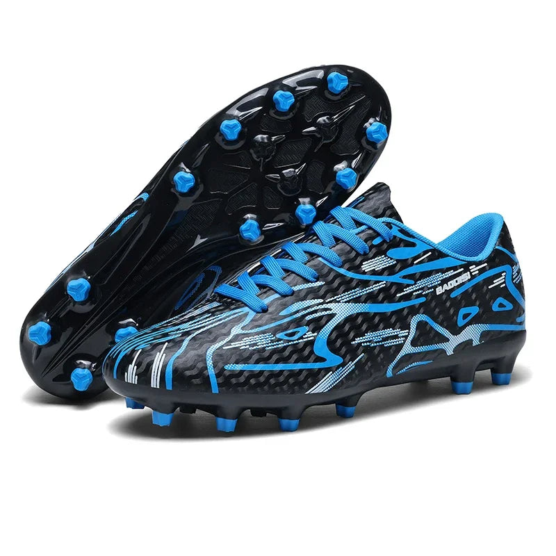 New Men Football Boots TF Sport Training Soccer Shoes Kids Ultralight Breathable Professional Sneakers Unisex Grass Cleats Match