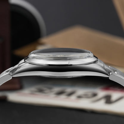 Watchdives WD1016 V3 37mm Uhr mit VH31 Sweep-Uhrwerk, Edelstahlgehäuse, luxuriösem Saphirglas, 100m wasserdicht, Herrenuhr mit Box, ideales Geschenk
