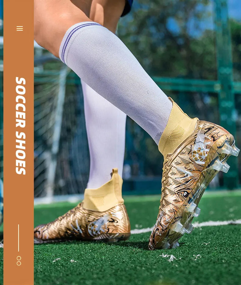New Men's Professional Soccer Shoes Non-slip Football Boots Unisex Breathable Futsal Sports New Cleats Drop Shipping Ultralight
