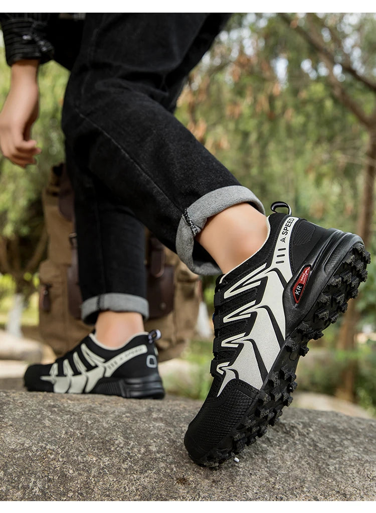 Men's Hiking Shoes Waterproof Non-slip Hiking Sports Shoes Camping Training Hunting Tactical Shoes Men's Cycling Shoes