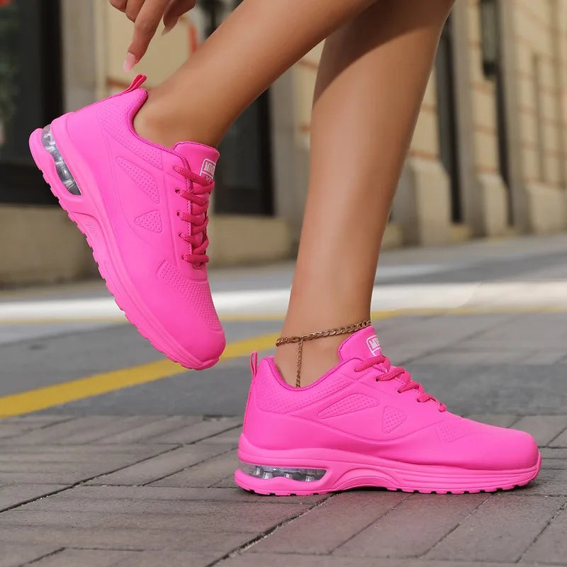 2026 New Summer Trendy Women's Sports Shoes Lightweight and Flexible Shock-absorbing Running Shoes Daily Outdoor Walking Shoes