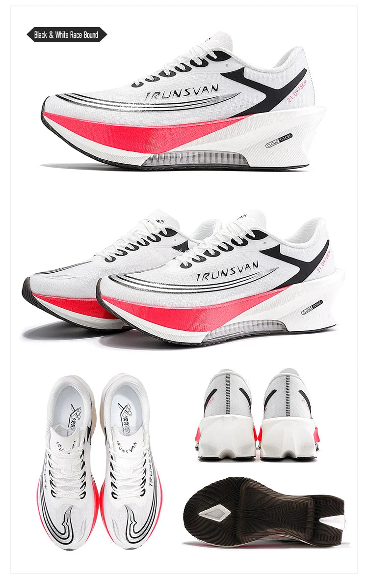 IRUNSVAN Airflow Capsule Sports Shoes Marathon Boardless Training Exclusive Running Shoes for Men and Women 166