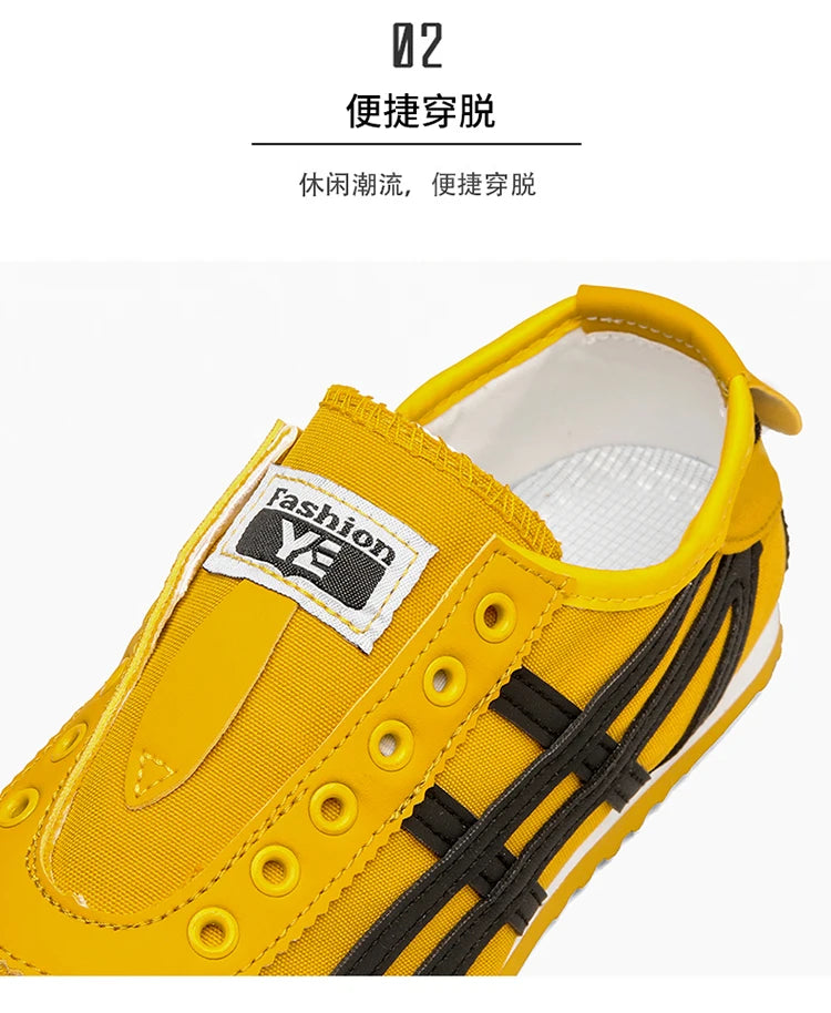 Men's Classic Running Shoes Lace-Up Flat Bottom Sports Shoes Soft Sole Walking Gym Breathable Couple Casual Canvas Tennis Shoes