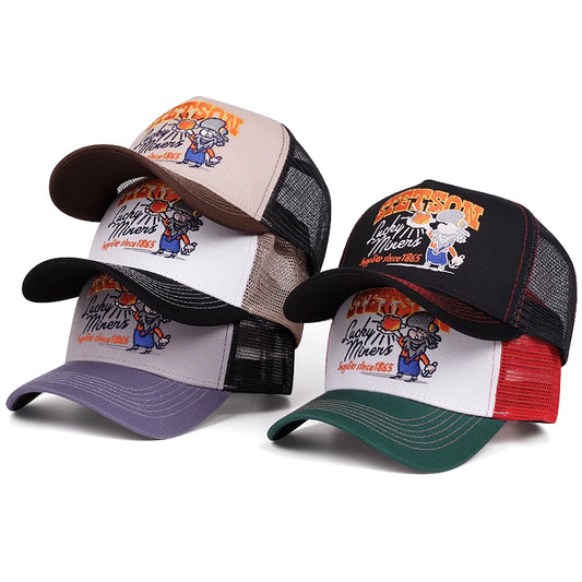 2025 Creative New Truck Hat STETSON Nuggets Net Hat Outdoor Leisure Sports Sunshade Hat Daily Commuting Decoration Baseball Hat